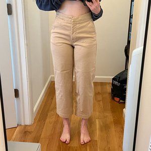 Artizia The Group by Babaton "New Wide Leg Cropped Pant" in Sand Bluff, Size 4